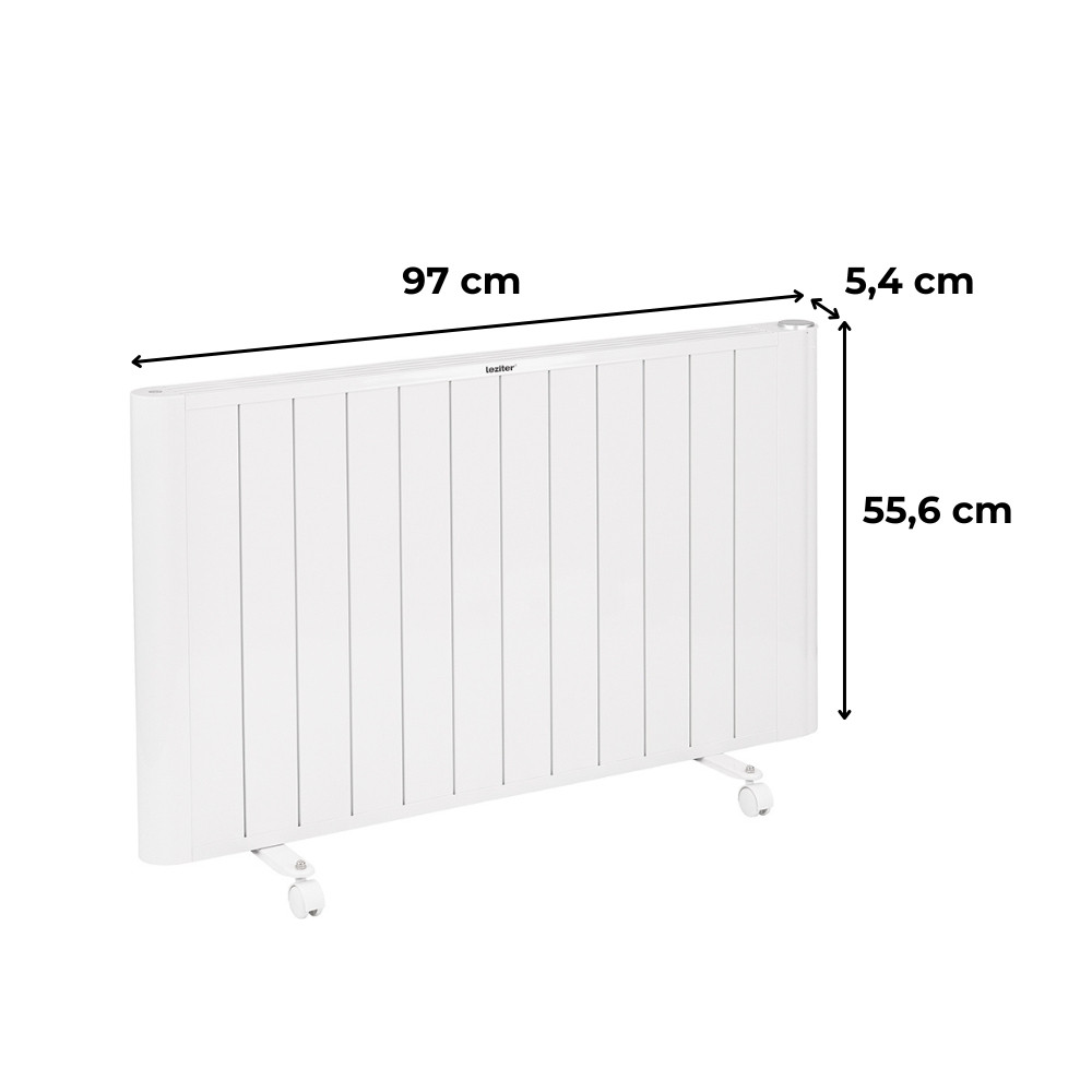 Leziter Încălzitor electric Solis 2000W alb Mobalis Homvera