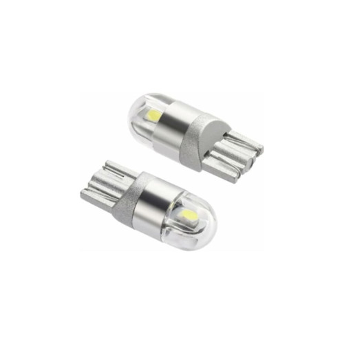 Set 2 becuri LED T10 2 SMD 3030 Canbus Alb 24V Cod: HL Automotive TrustedCars