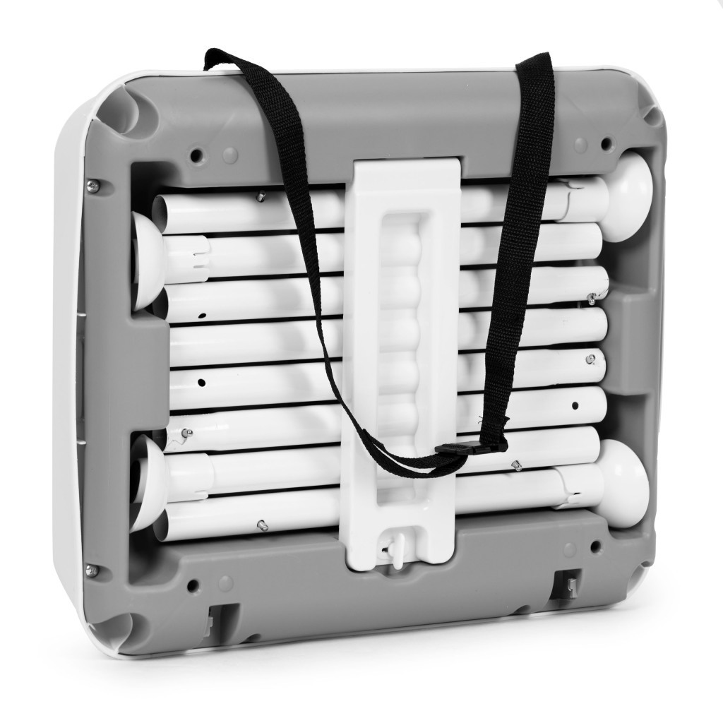 Homelux Összecsukható gyerek etetőszék 3 in 1 szürke Mobalis Homvera