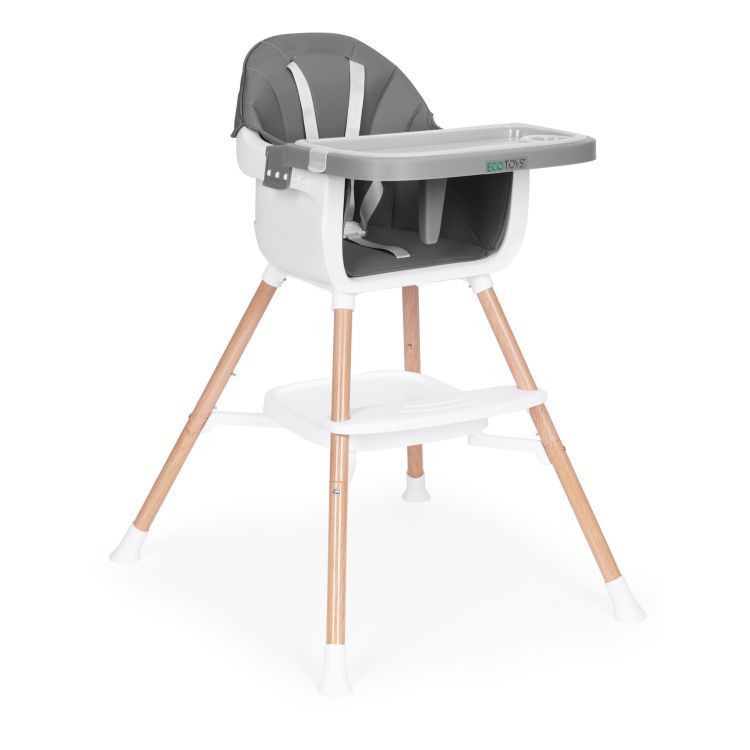 Homelux Gyerek etetőszék 2 az 1-ben szürke Mobalis Homvera