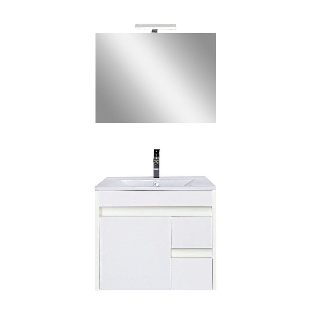 Leziter Mobilier complet de baie Luna Prime 60 alb Mobalis Homvera