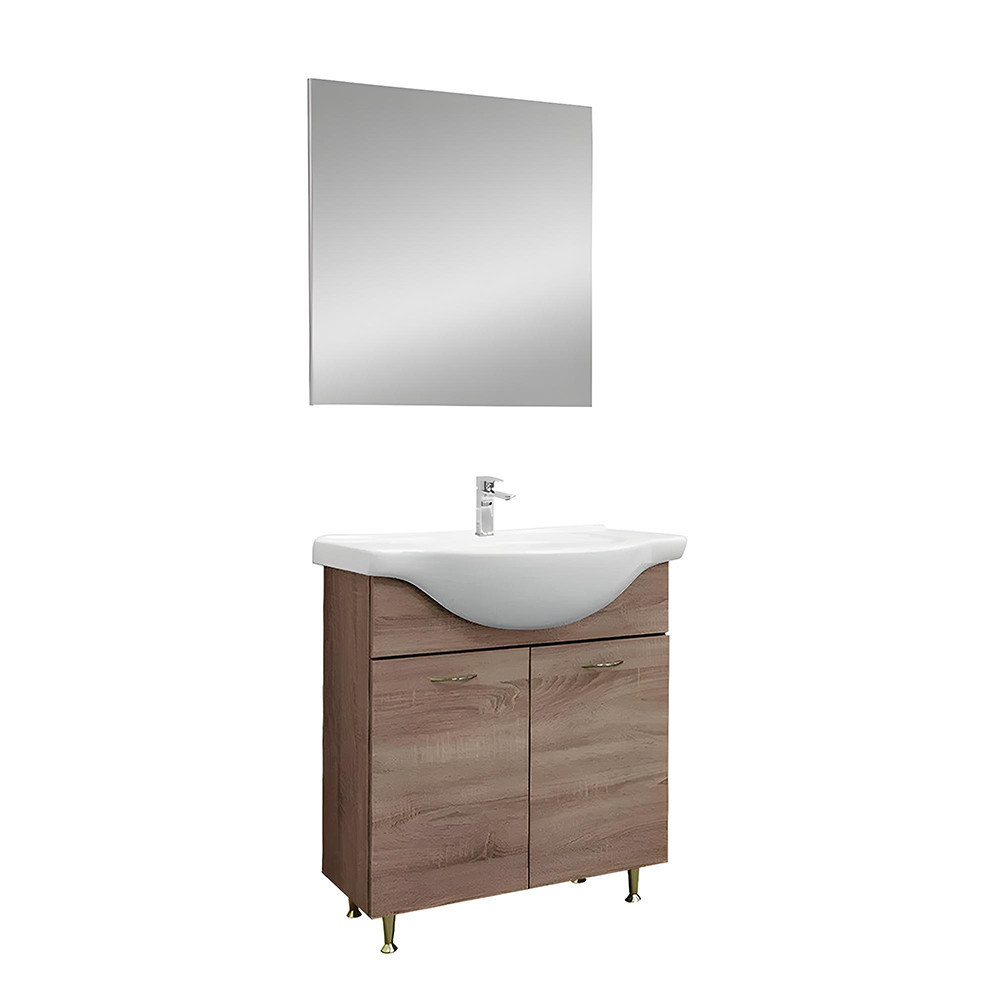 Leziter Mobilier complet de baie Ruben Prime 75 Rauna elm Mobalis Homvera