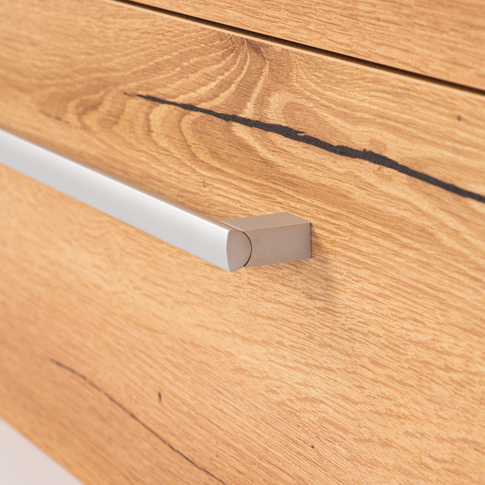 Leziter Mobilier complet de baie Vario Clam 100, stejar alb Mobalis Homvera