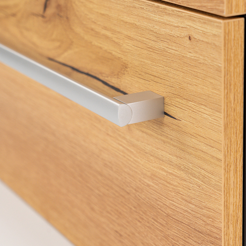 Leziter Mobilier complet de baie Vario Clam 60 antracit-stejar Mobalis Homvera