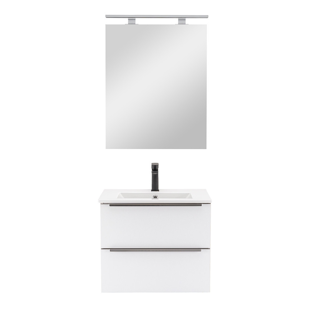 Leziter Mobilier complet de baie Vario Trim 60 alb-alb Mobalis Homvera