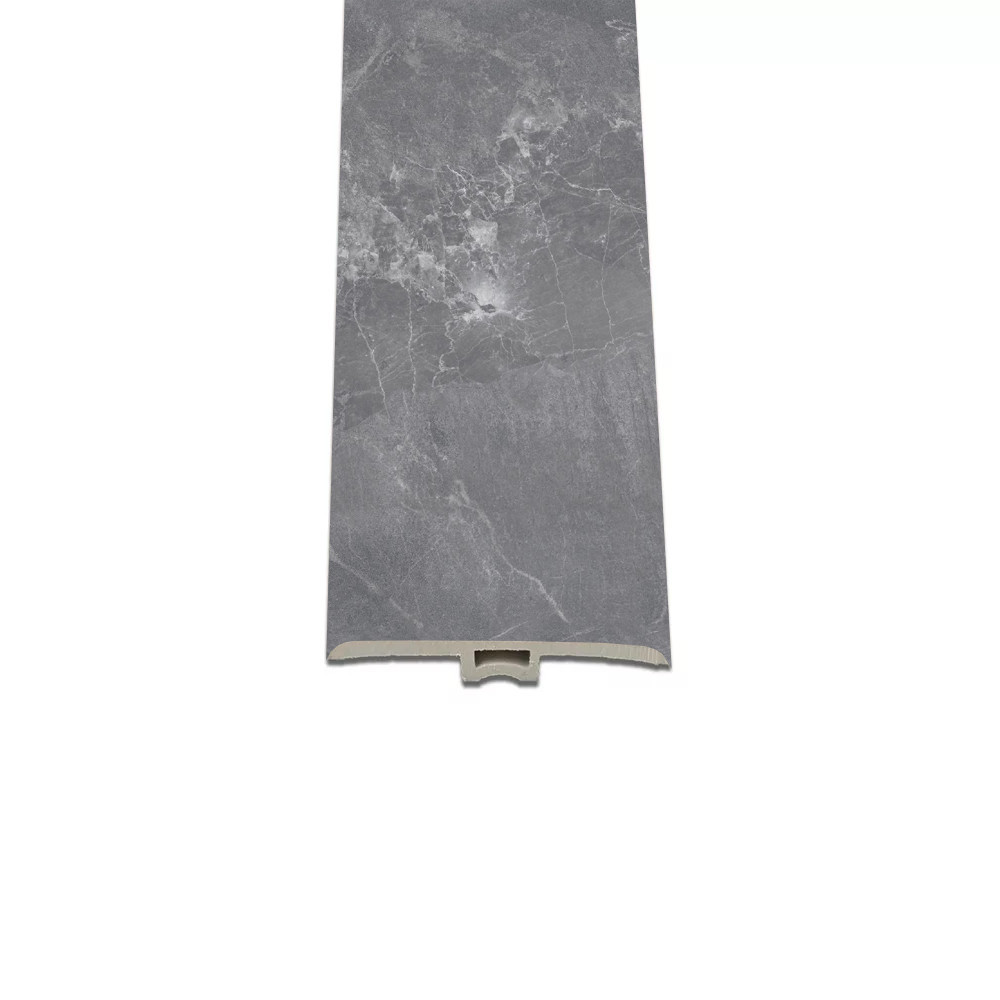 Leziter Vinil SPC gresie de înlocuire Fjord marmură model gri închis 2400x45x6 mm Mobalis Homvera