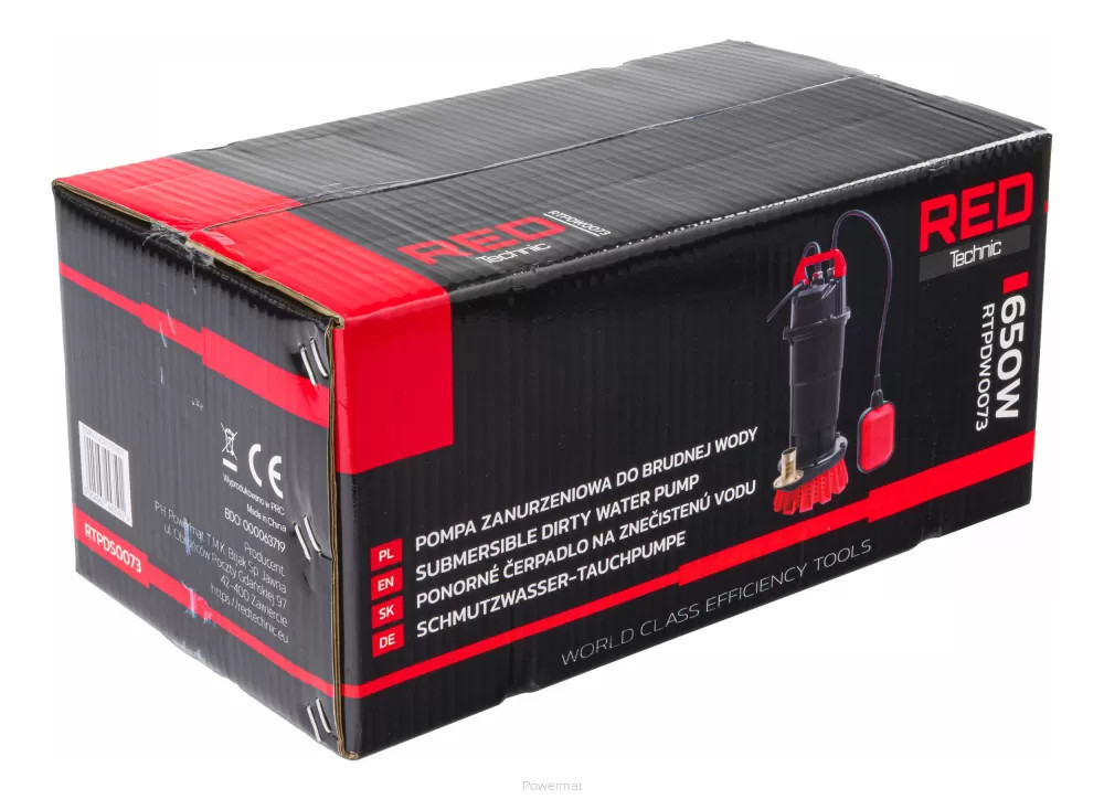 Red Technic Pompă submersibilă cu plutitor RTPDW0073 Mobalis Homvera