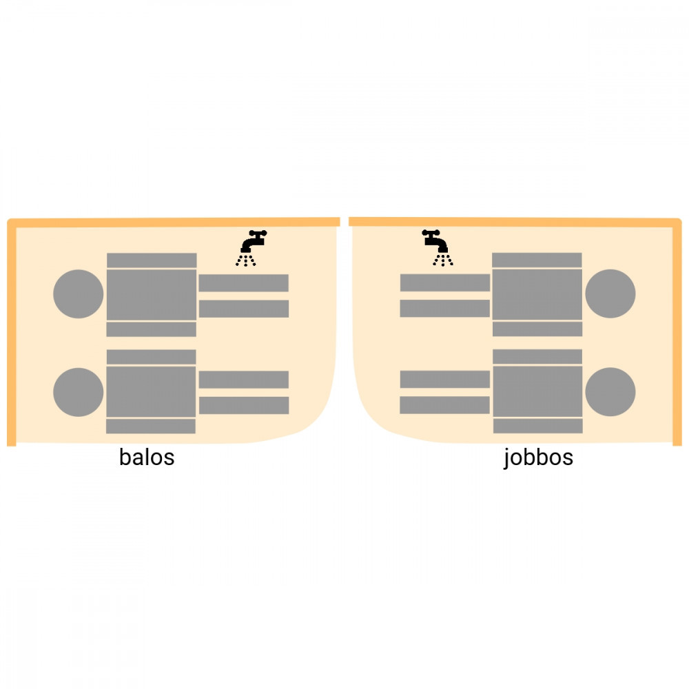 Wellis Cadă de baie cu hidromasaj asimetrică Dublo Hydro, 180x130 cm cu baterie Mobalis Homvera