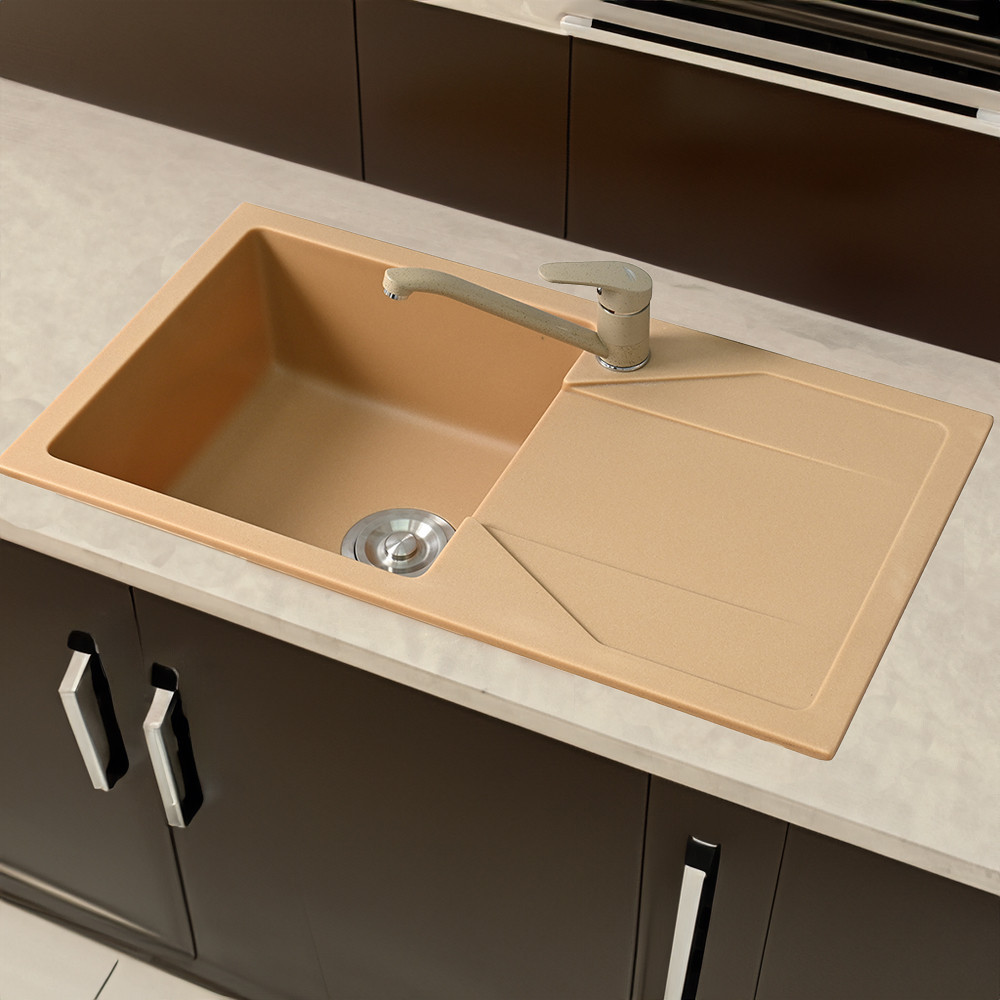 Leziter Baterie chiuvetă Orla bej Mobalis Homvera