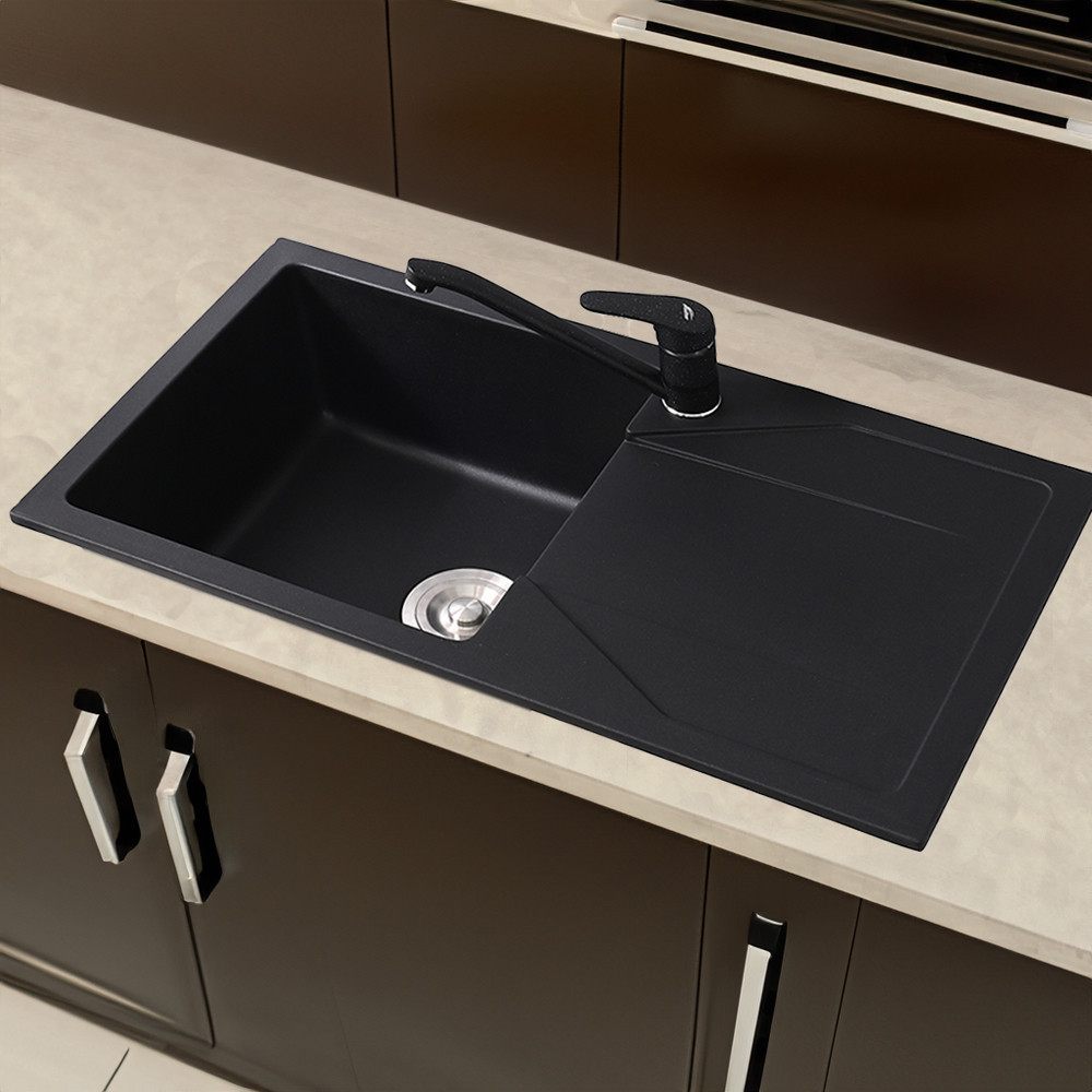 Leziter Baterie chiuvetă Orla neagră Mobalis Homvera