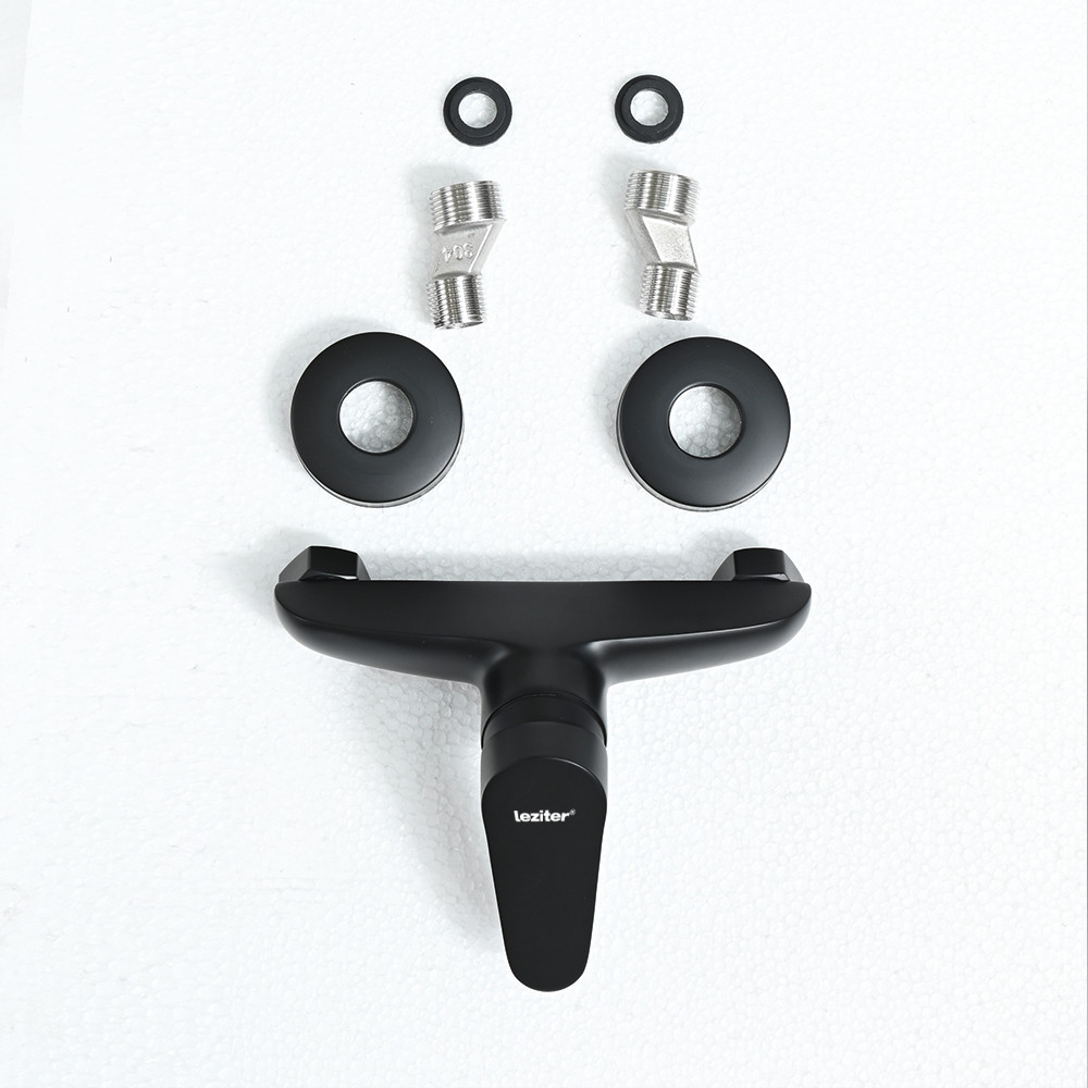 Leziter Baterie de duș Colly neagră Mobalis Homvera