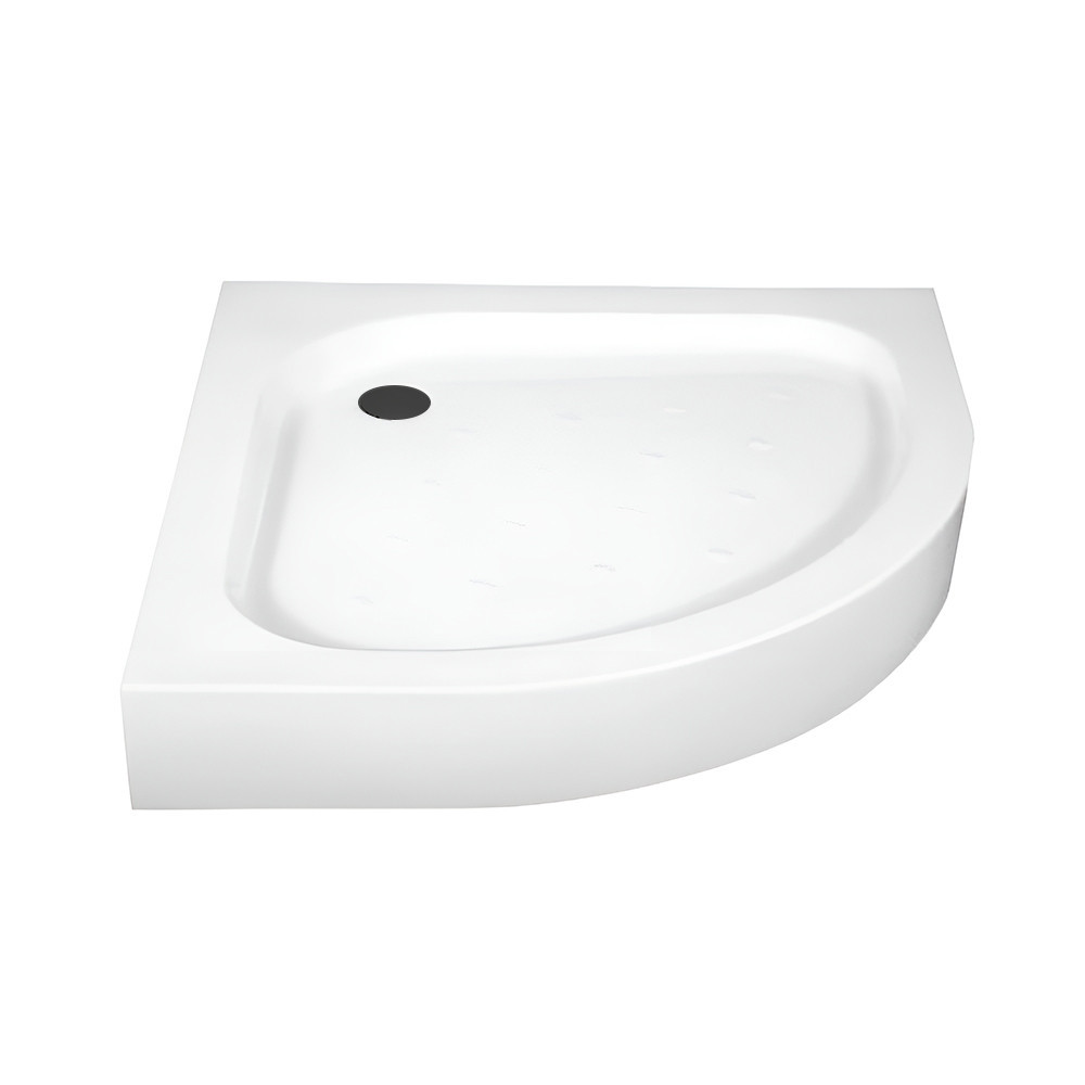 Leziter Cădiță de duș acrilică curbată Klonberg 80x80 Mobalis Homvera