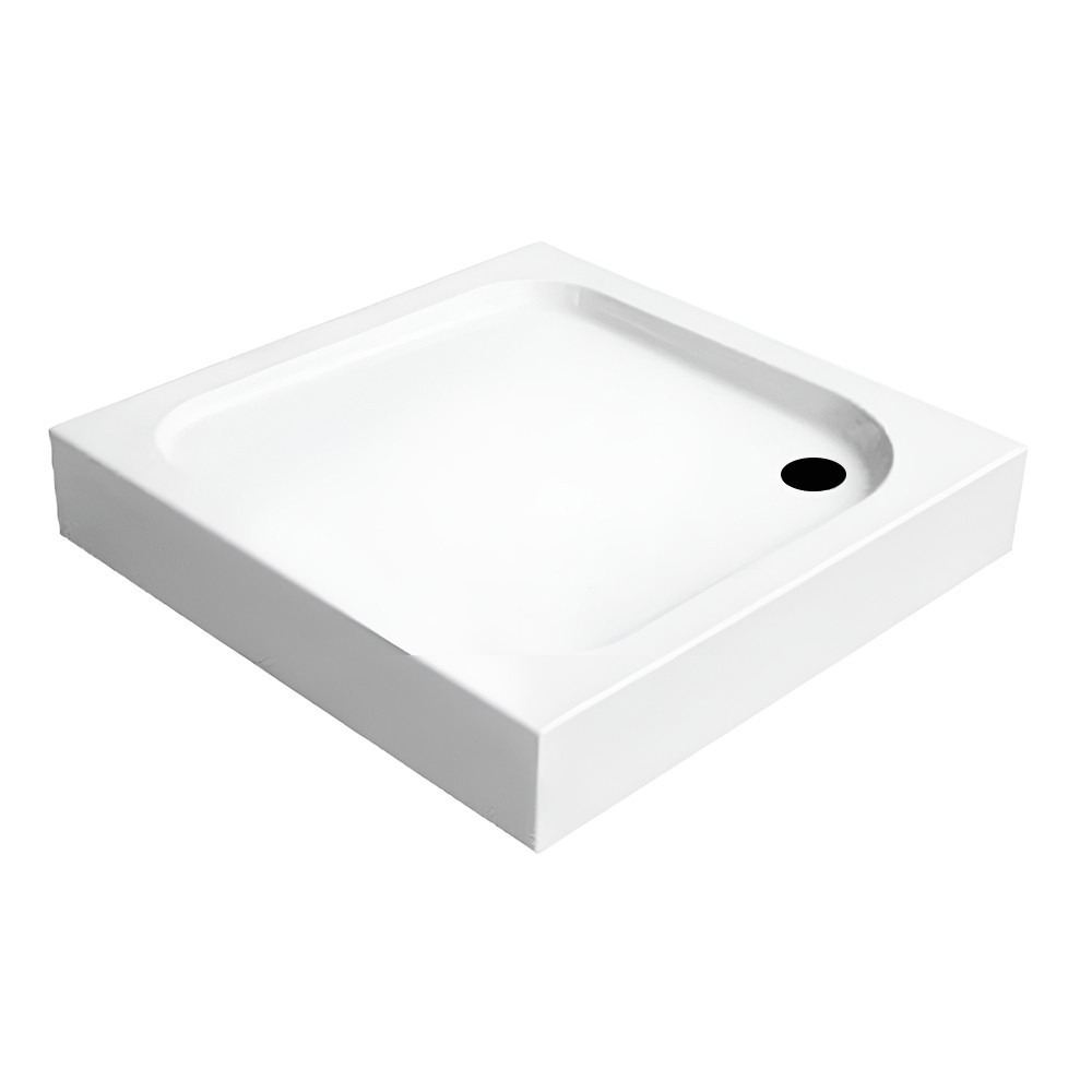 Leziter Cădiță de duș acrilică pătrată Klonberg 80x80 cm Mobalis Homvera