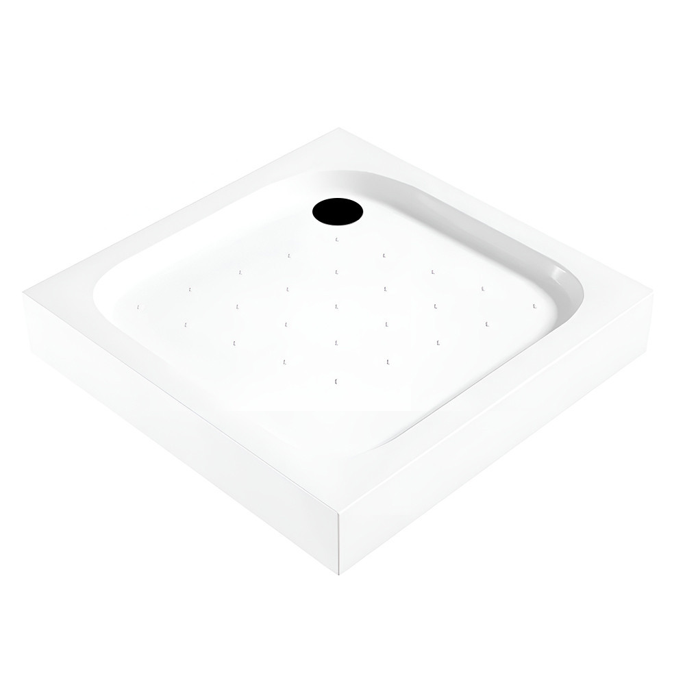 Leziter Cădiță de duș acrilică pătrată Klonberg 80x80 cm Mobalis Homvera