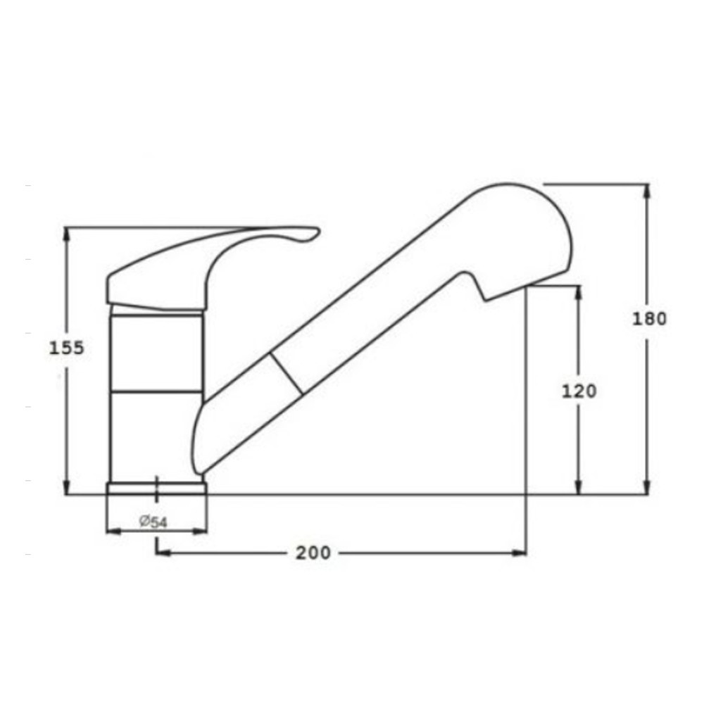Leziter Robinet chiuvetă Carol cromat Mobalis Homvera