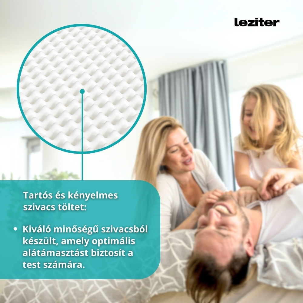 Leziter Saltea din spumă DreamX 140x200x12 Mobalis Homvera