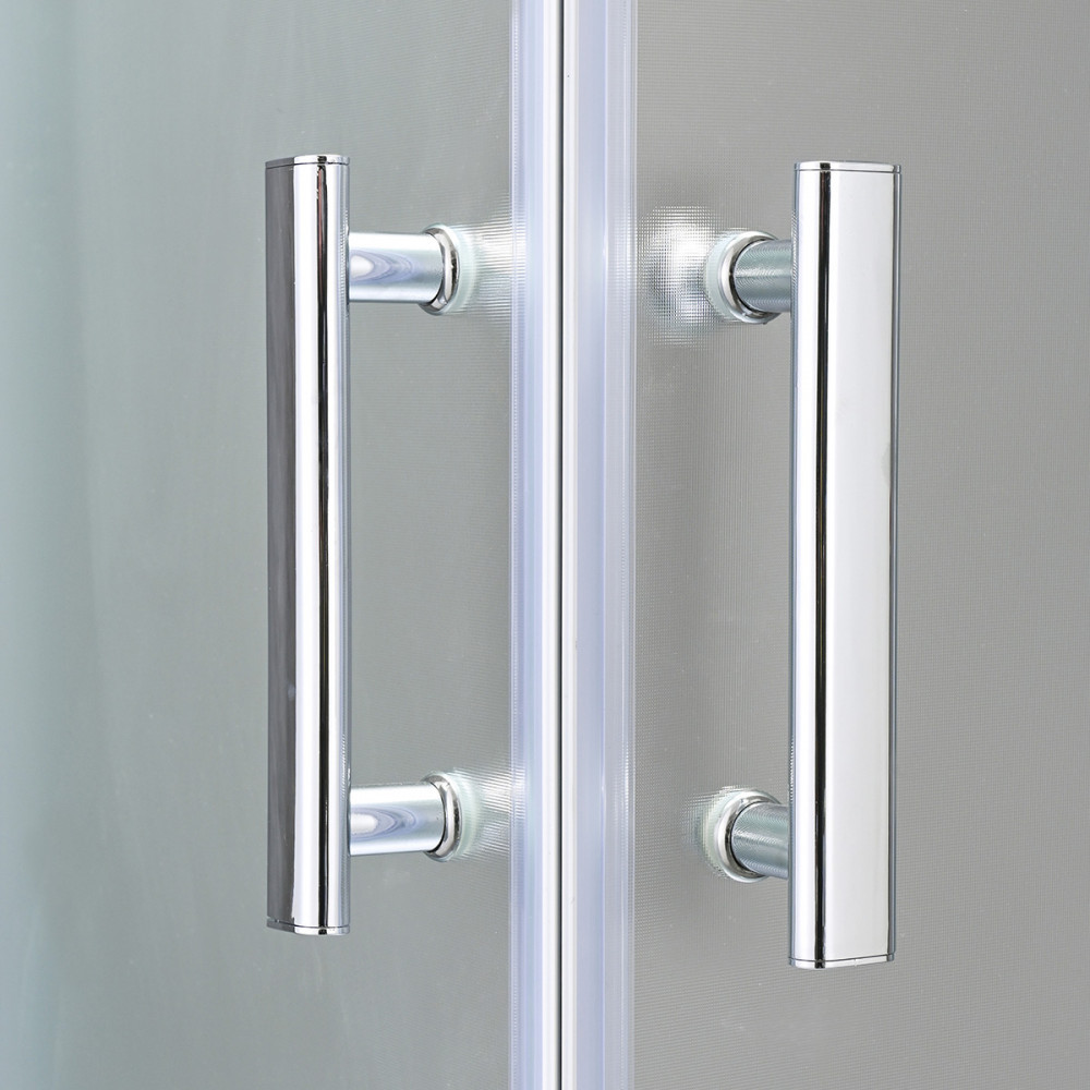 Leziter Cabină de duș pătrată Spirit Matt 80x80x194 cm cu cădiță de duș din acril armat Mobalis Homvera