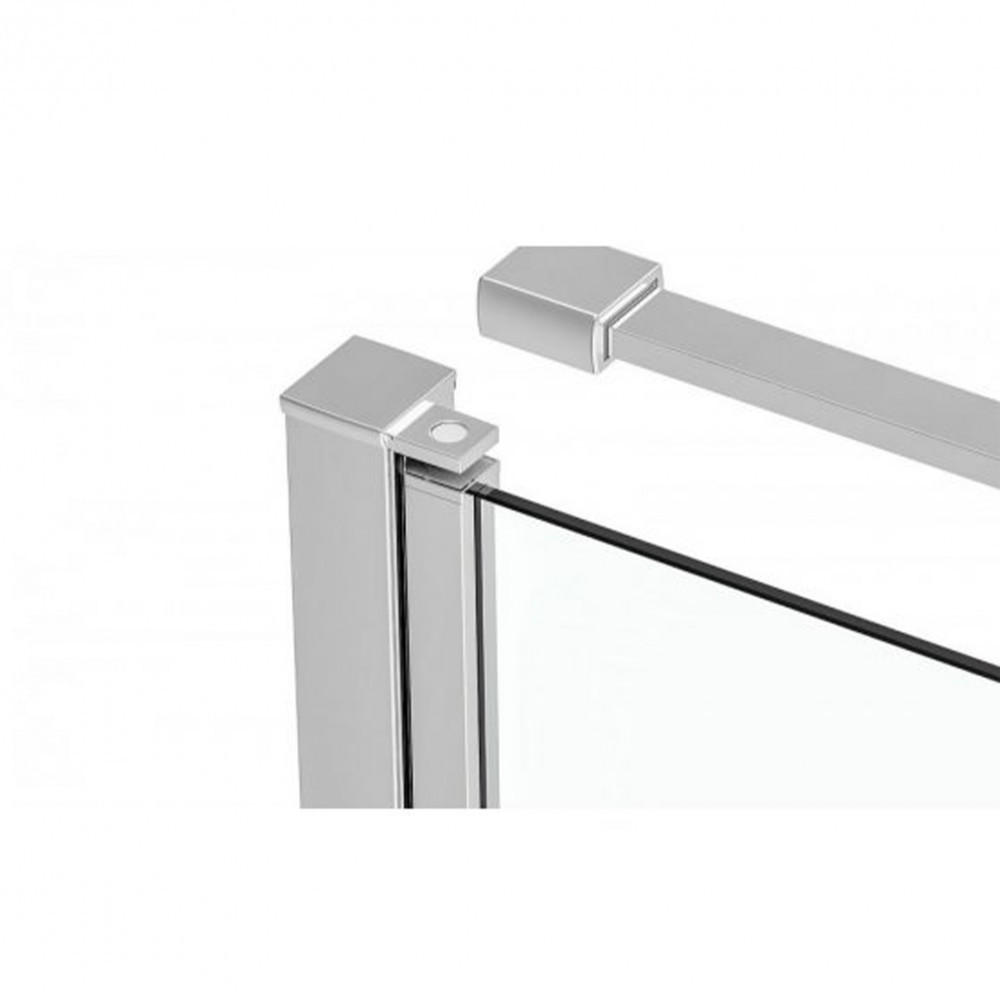 Leziter Cabină de duș pătrată simplă cu ușă batantă Mobalis Homvera