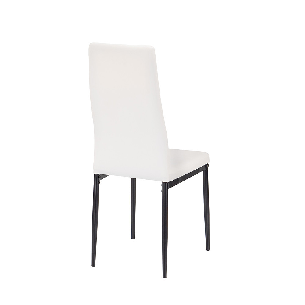 Leziter Scaun de masă Tino NOVA în alb și negru Mobalis Homvera