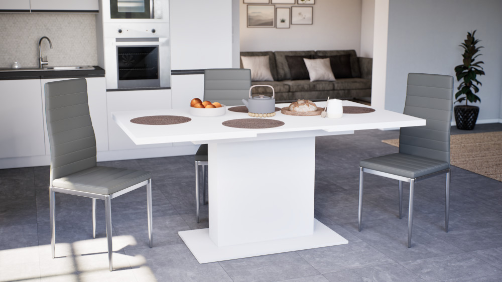 Leziter Scaun de masă Tino NOVA în gri-gri Mobalis Homvera