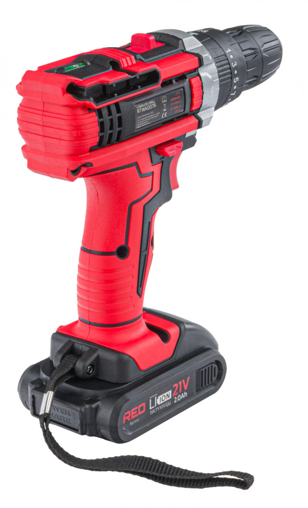 Red Technic Mașină de găurit/șurubelniță cu impact fără fir RTWA0076 Mobalis Homvera