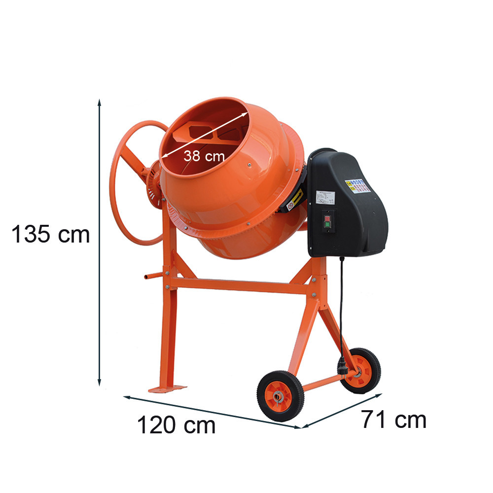 Leziter Betonieră Mixer 140 140 l Mobalis Homvera