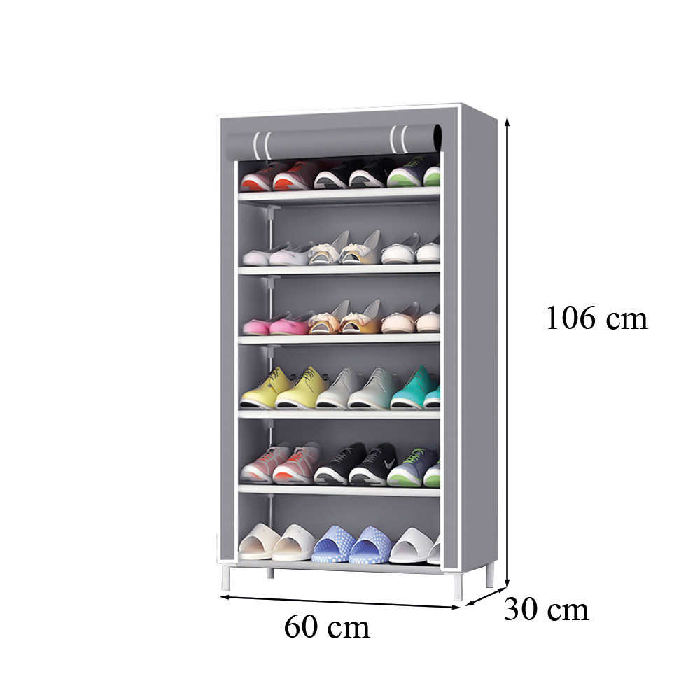 Leziter Dulap pentru pantofi LCSZ-01 gri Mobalis Homvera