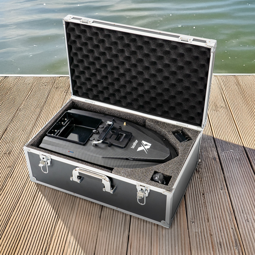 Leziter Geantă pentru hrănire cu barca neagră 53x34x24 cm Mobalis Homvera