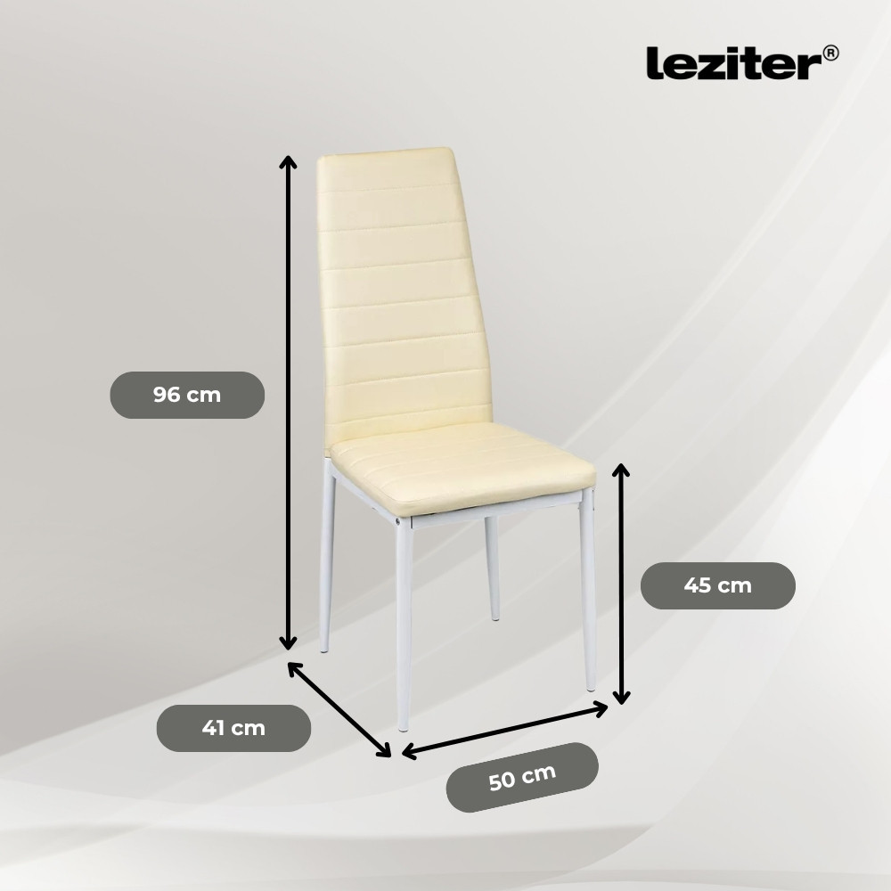 Leziter Liana 6+1 étkező garnitúra bézs Mobalis Homvera