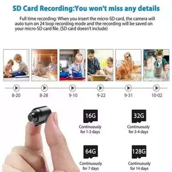 Leziter Mikrokam Vezeték nélküli mini kamera Mobalis Homvera