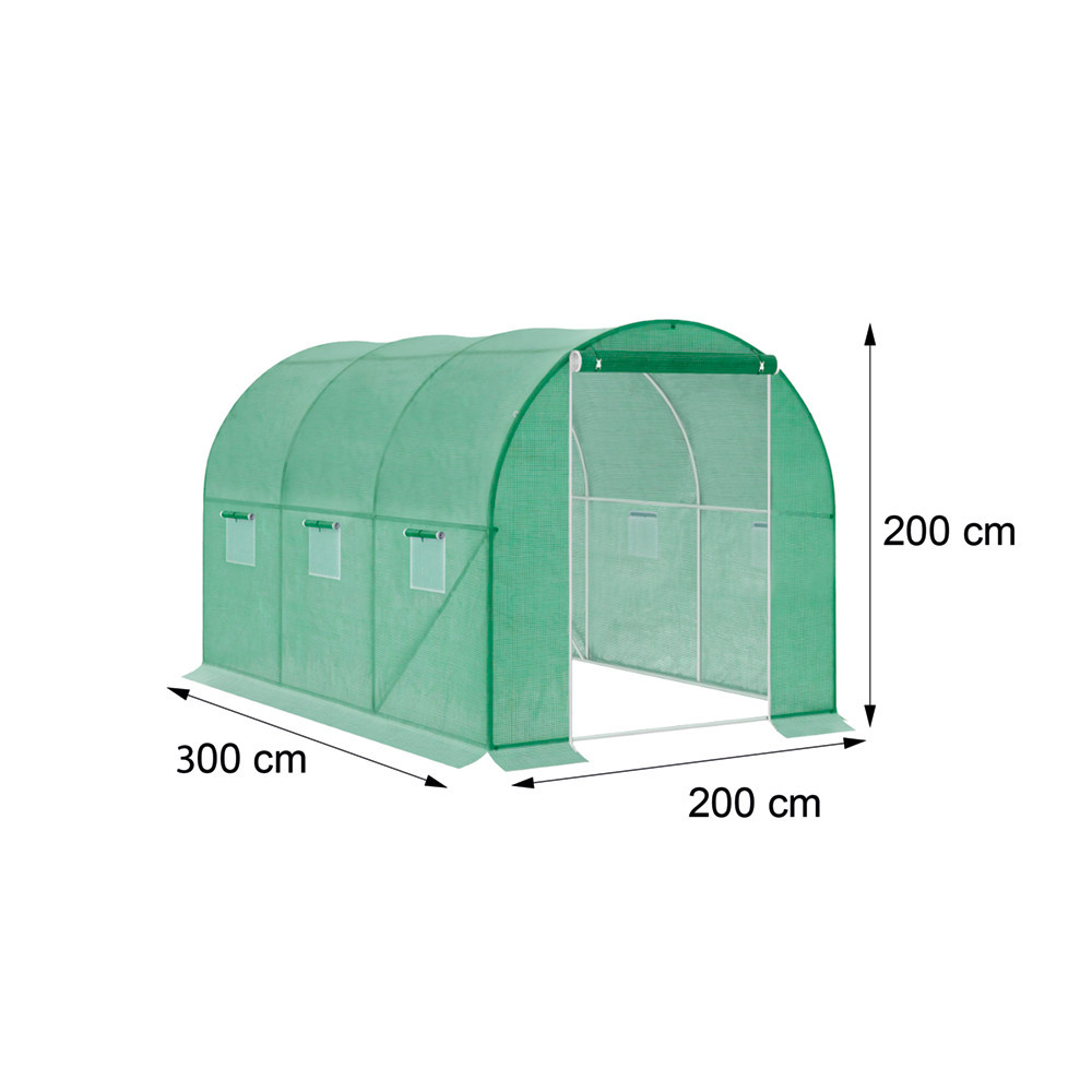 Leziter Folie de seră 200x200x300 cm fără ramă Mobalis Homvera