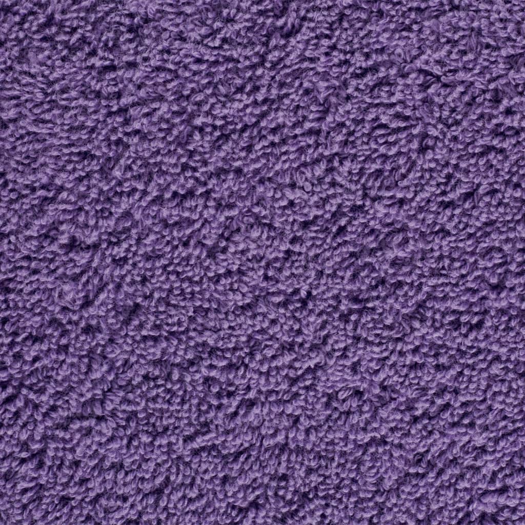 Prosoape de duș premium SOLUND 10 buc. violet 70x140 cm 600 gsm GartenMobel Dekor