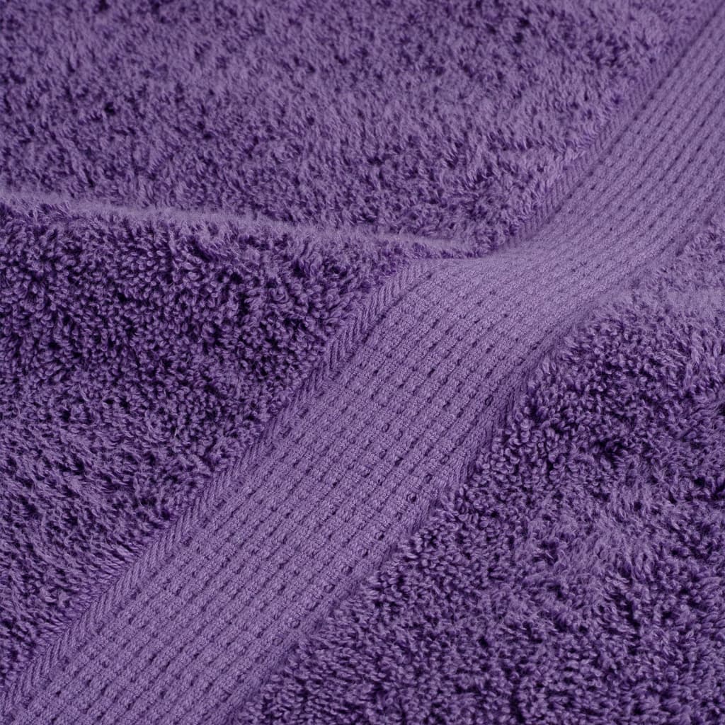 Prosoape de saună premium SOLUND 4 buc. violet 80x200 cm 600gsm GartenMobel Dekor