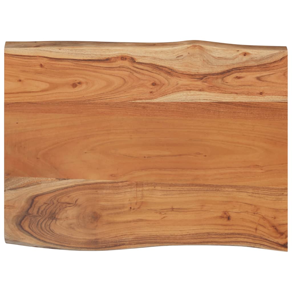 Blat masă 50x40x2,5 cm dreptunghiular lemn acacia margine vie GartenMobel Dekor