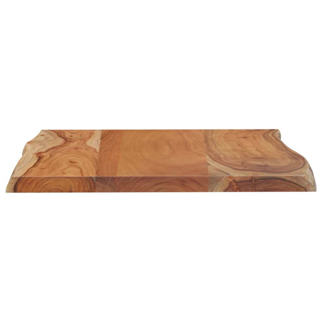 Blat masă 50x40x2,5 cm dreptunghiular lemn acacia margine vie GartenMobel Dekor