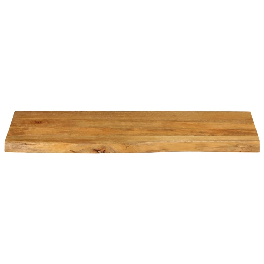 Blat masă cu margini naturale, 100x40x2,5 cm, lemn masiv mango GartenMobel Dekor