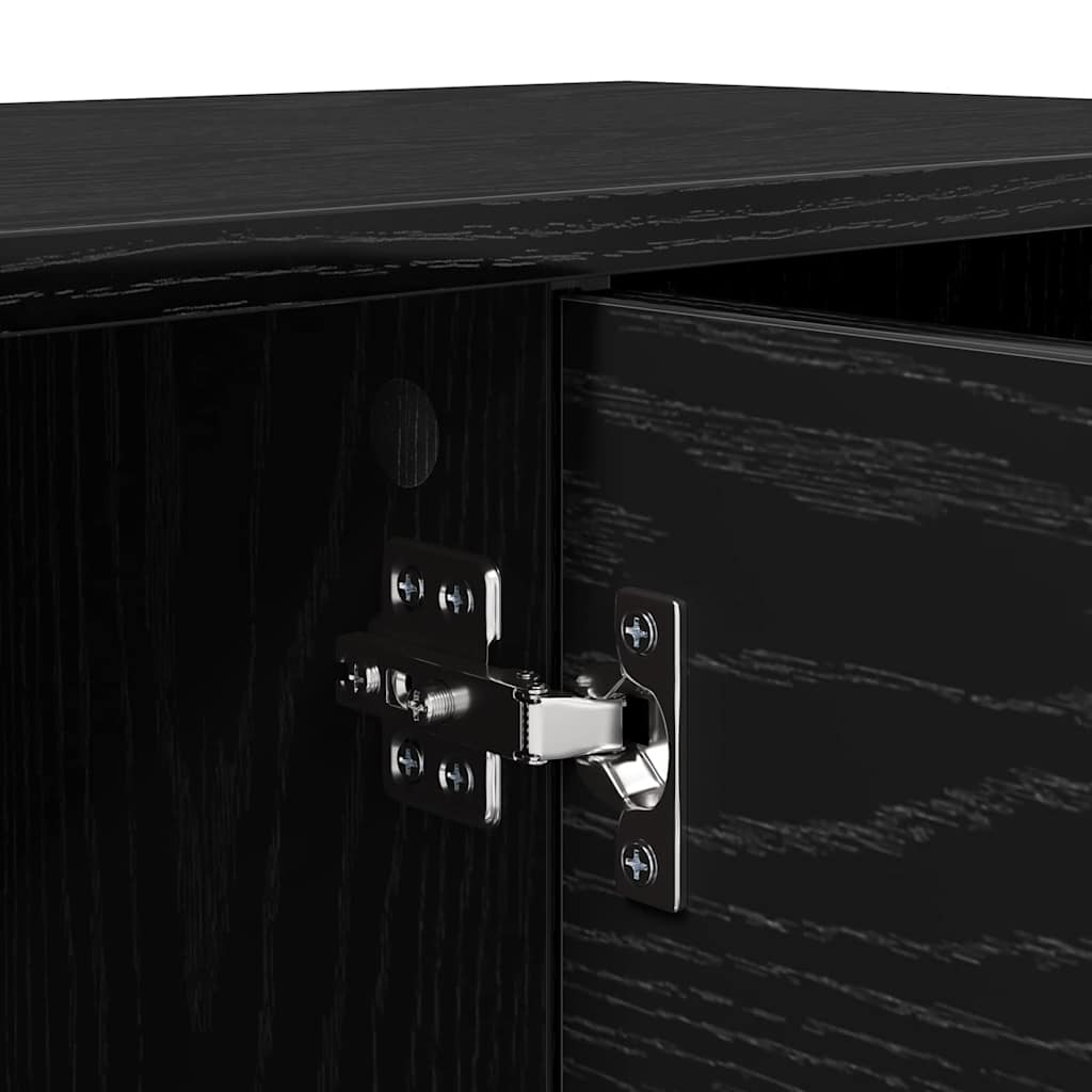 Cabinet TV Stejar Negru 102 x 35 x 36,5 cm Lemn compozit GartenMobel Dekor
