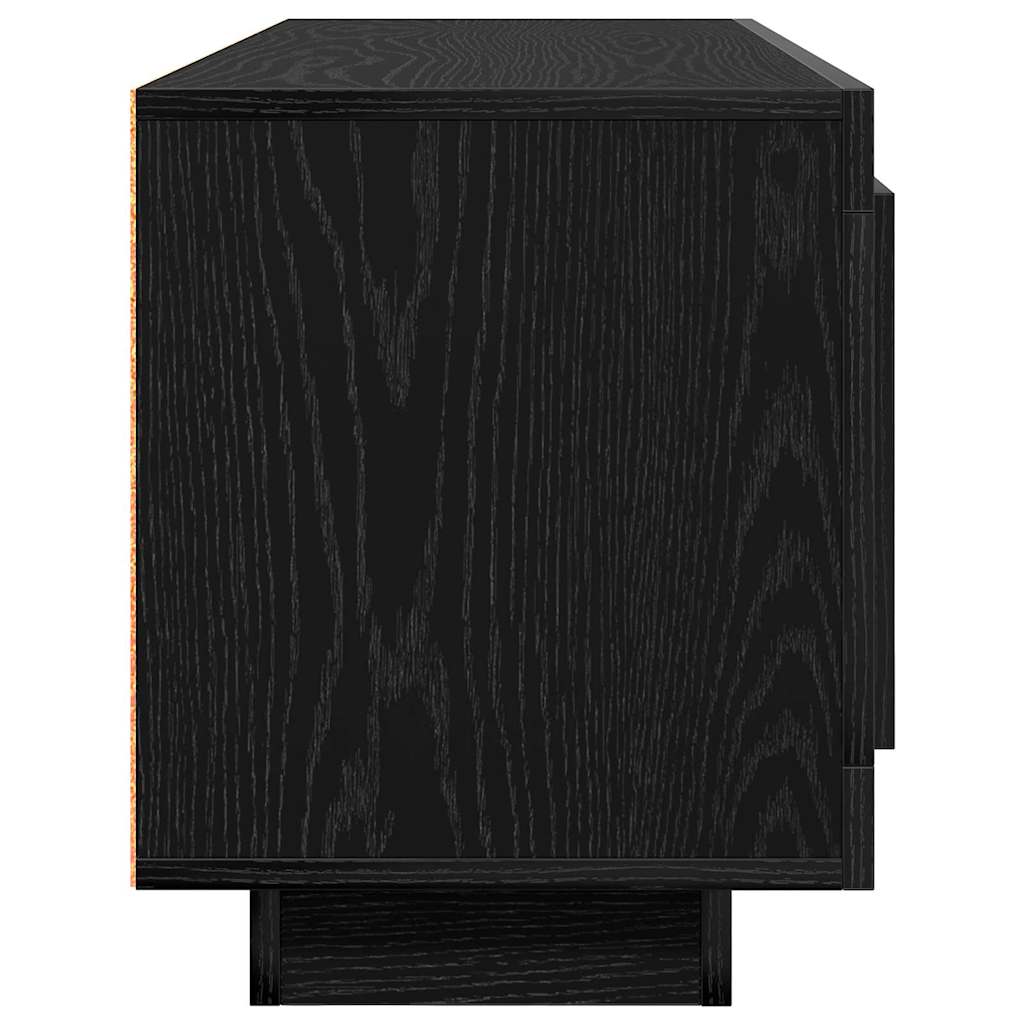 Cabinet TV Stejar Negru 102 x 35 x 45 cm Lemn compozit GartenMobel Dekor