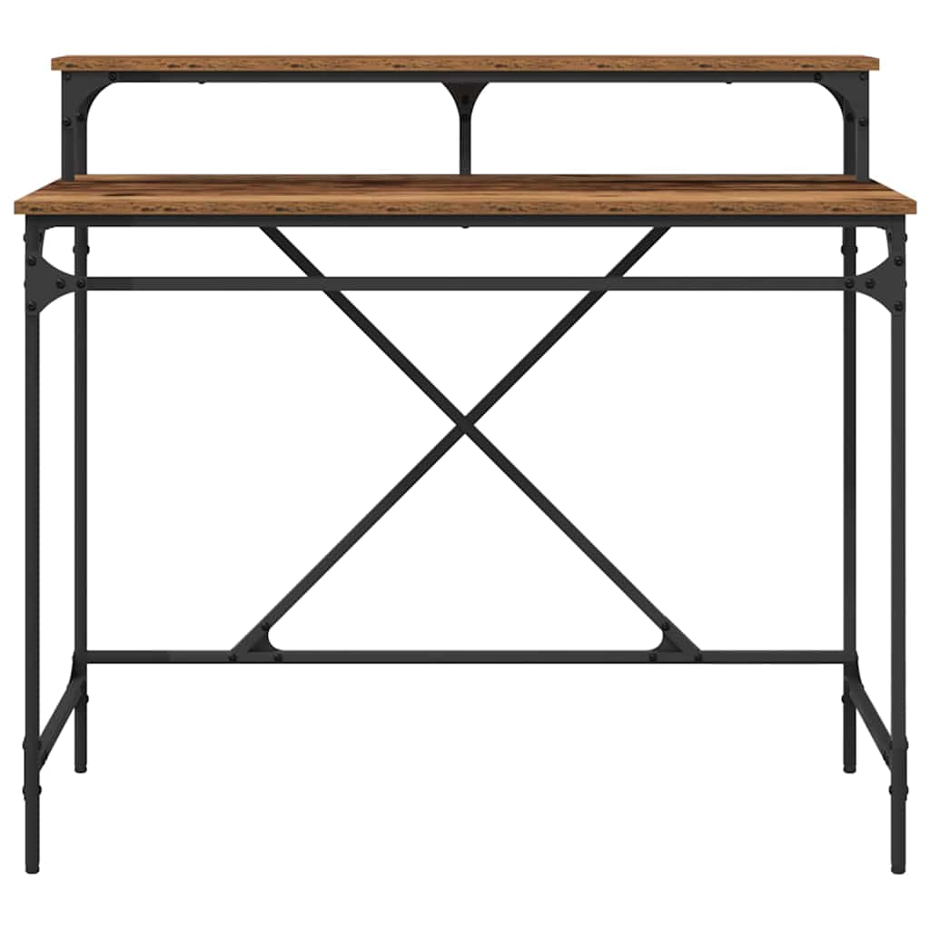 Birou Lemn Vechi 100 x 50 x 90 cm Lemn compozit GartenMobel Dekor