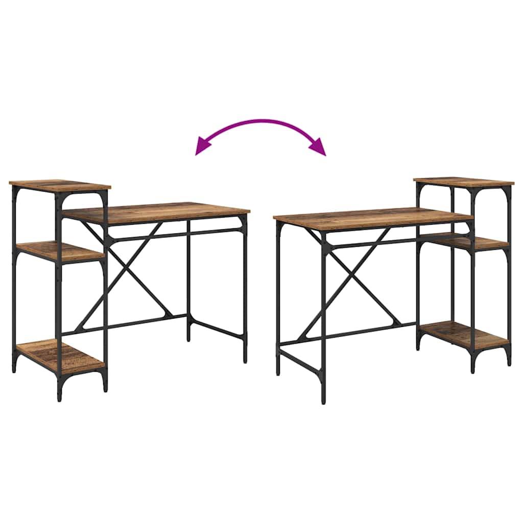 Birou Lemn Vechi 105 x 50 x 90 cm Lemn compozit GartenMobel Dekor