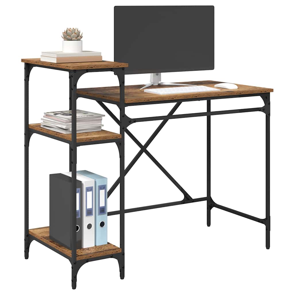 Birou Lemn Vechi 105 x 50 x 90 cm Lemn compozit GartenMobel Dekor