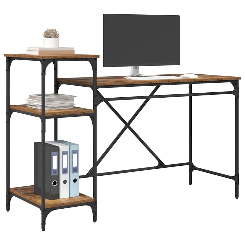 Birou Lemn Vechi 135 x 50 x 90 cm Lemn compozit GartenMobel Dekor