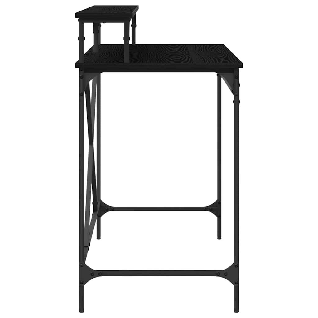 Birou Stejar Negru 100 x 50 x 90 cm Lemn compozit GartenMobel Dekor