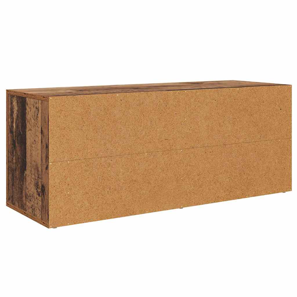Cabinet TV cu sertar Lemn Vechi 100 x 35 x 40 cm Lemn compozit GartenMobel Dekor