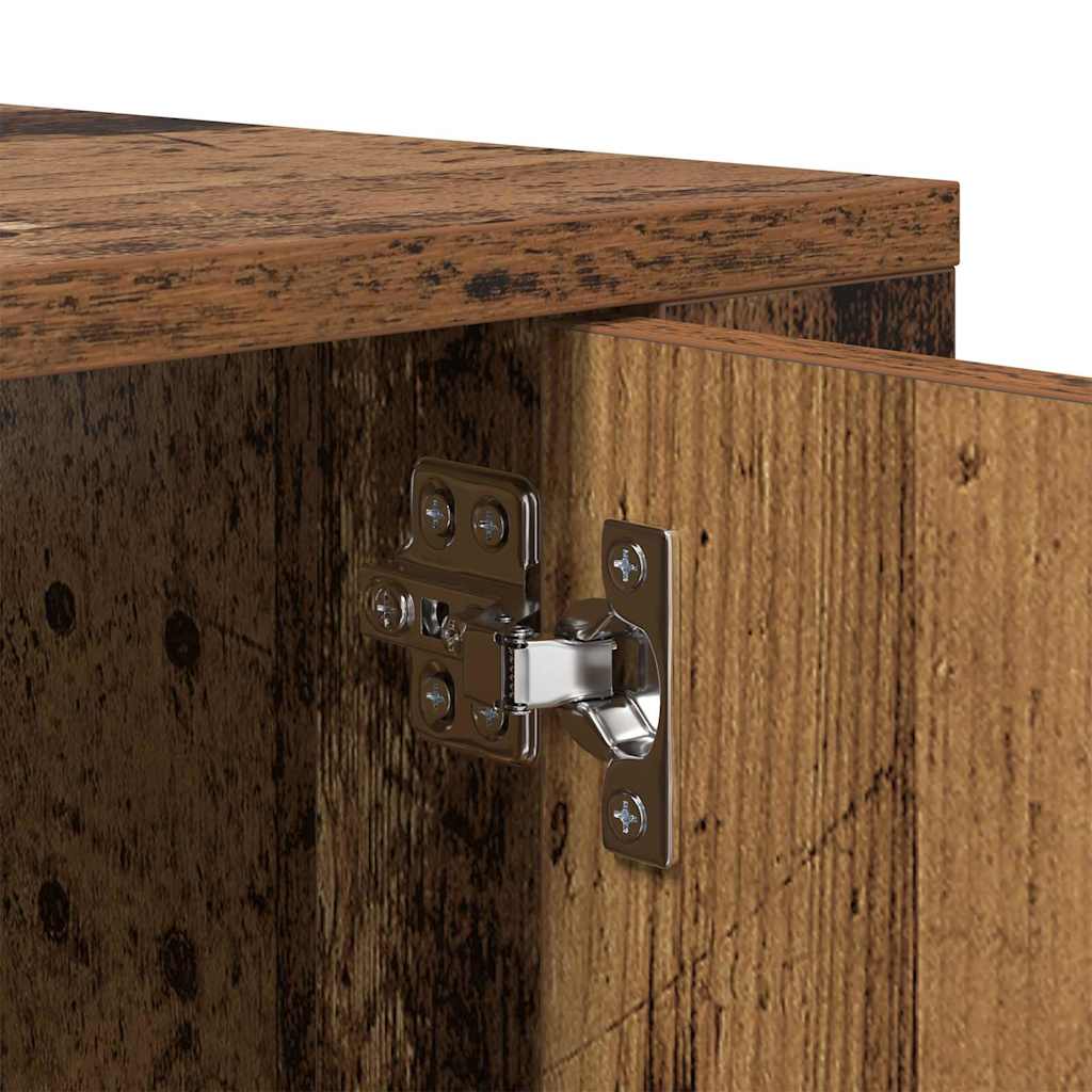 Dulap TV montat pe perete Lemn vechi 80 x 34.5 x 40 cm GartenMobel Dekor