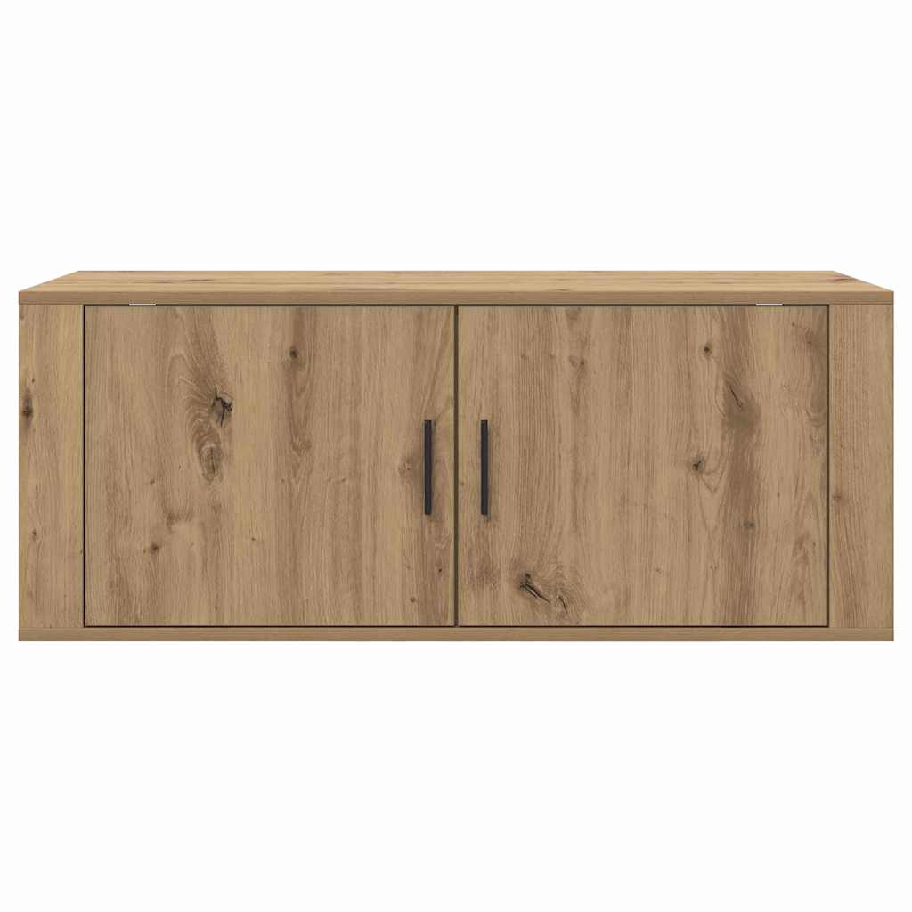 Dulap TV montat pe perete Stejar Artizanal 100 x 34,5 x 40 cm GartenMobel Dekor