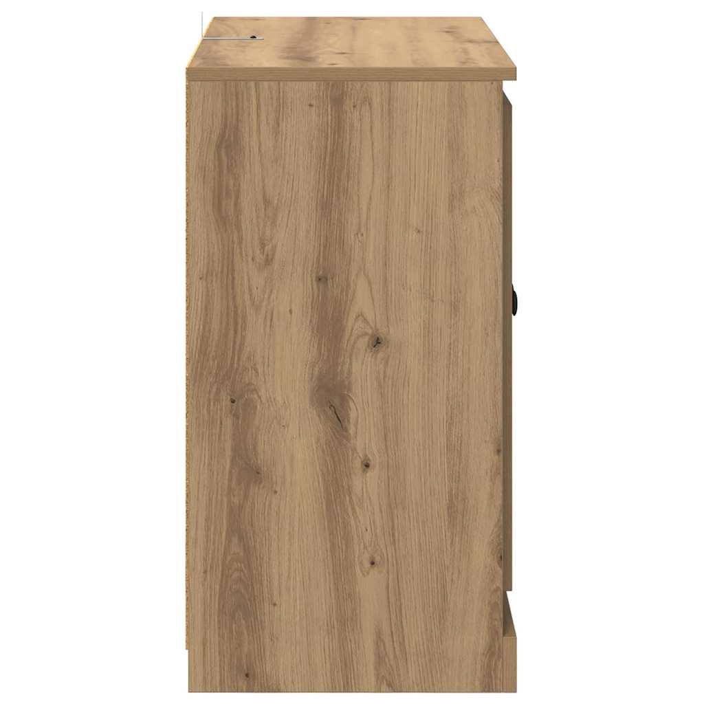 Bufet Stejar Artizanal 70 x 35,5 x 67,5 cm Lemn compozit GartenMobel Dekor