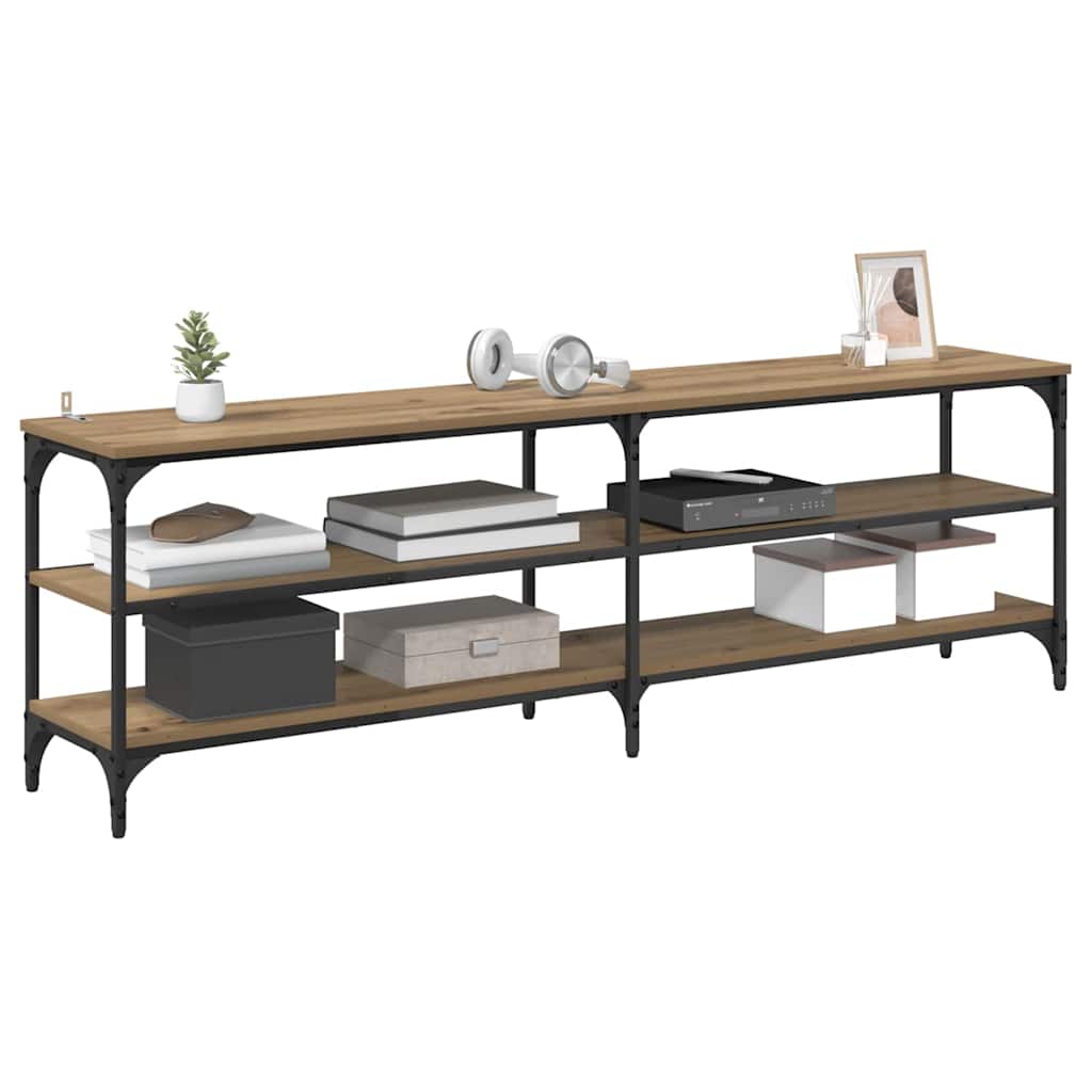 Cabinet TV Stejar Artizanal 160 x 30 x 50 cm GartenMobel Dekor