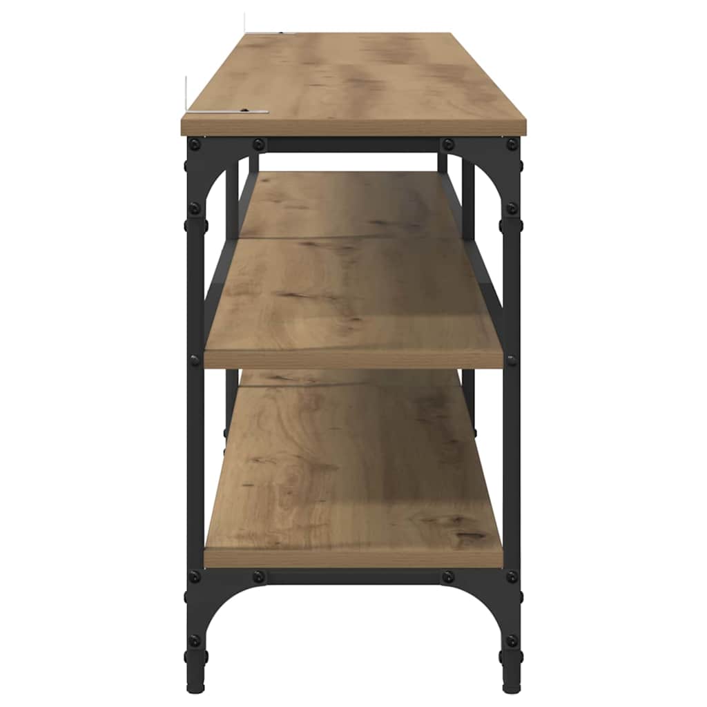 Cabinet TV Stejar Artizanal 160 x 30 x 50 cm GartenMobel Dekor