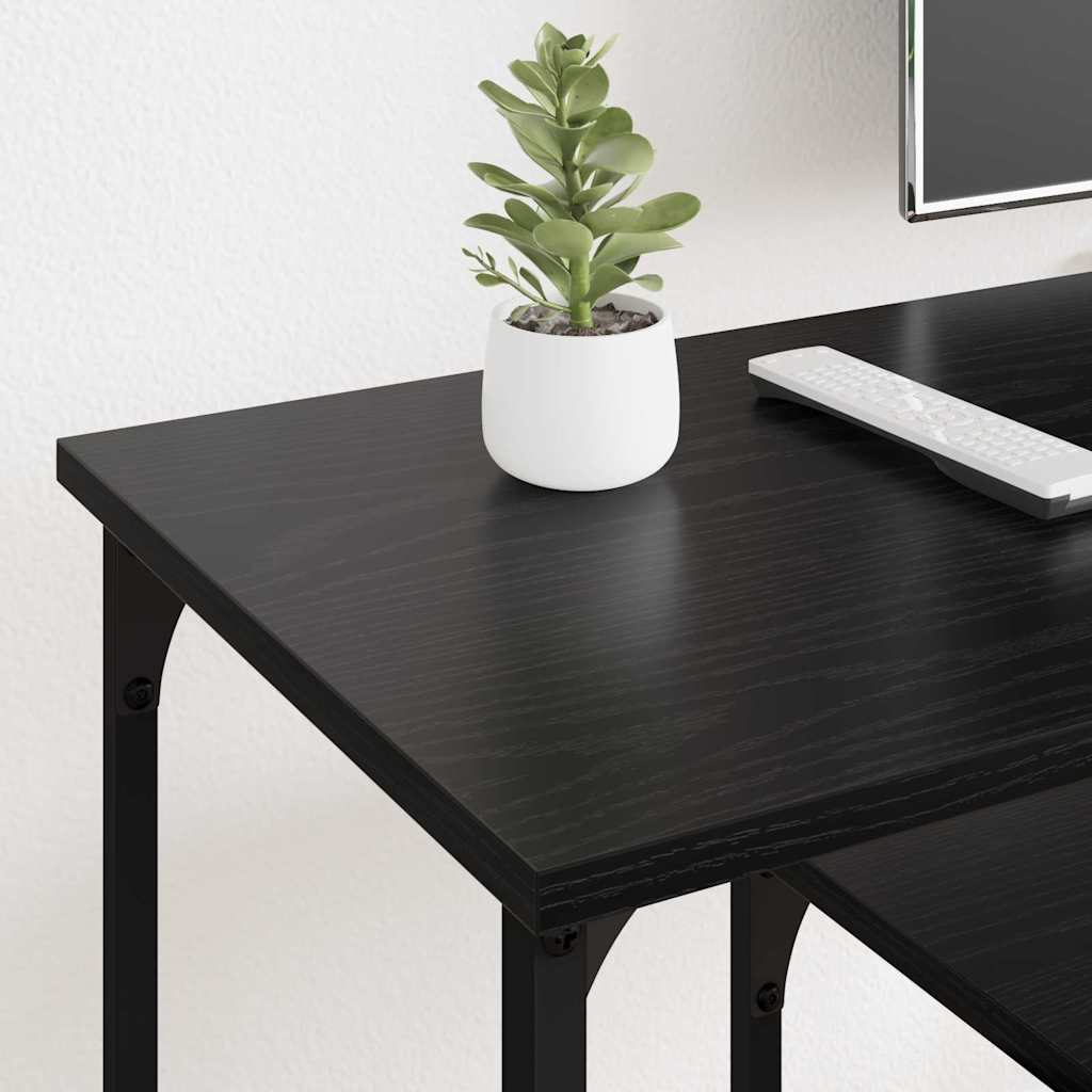 Cabinet TV Stejar Negru 102 x 35 x 45,5 cm GartenMobel Dekor